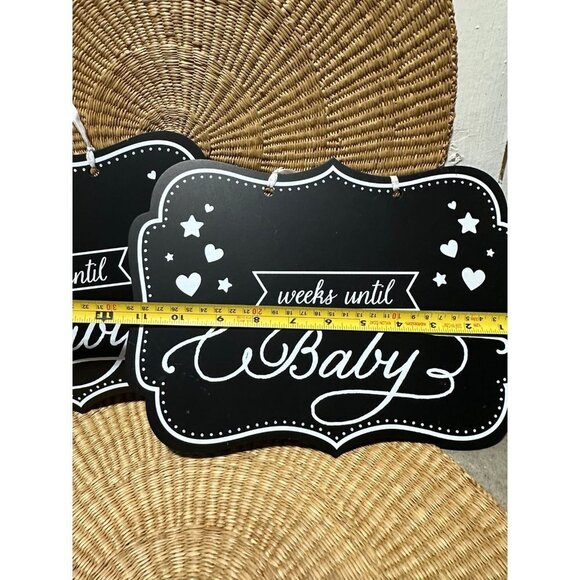 Two WEEKS UNTIL BABY Challboard signs - Picture 3 of 7